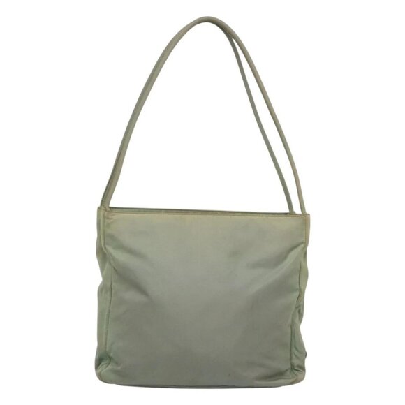 PRADA Shoulder Bag Nylon Gray Auth - Picture 1 of 16